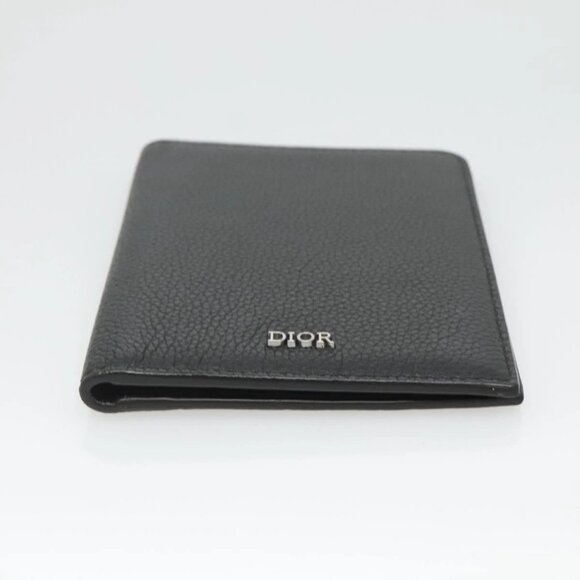 Christian Dior Card Case Leather Black Auth - Picture 6 of 16